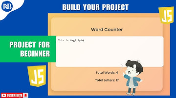 Build a Word Counter App Using JavaScript | Beginner JavaScript Project with Explanation