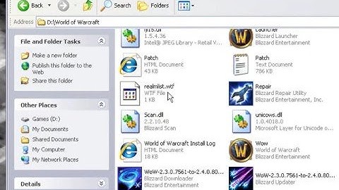 How to Set WoW Realmlist