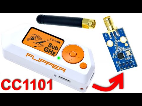 Flipper Zero External CC1101 SubGHZ module DIY - YouTube