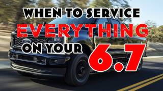 When to service EVERYTHING on your 6.7 #powerstroke #fordsuperduty #superduty #f250 #flyingwrenches