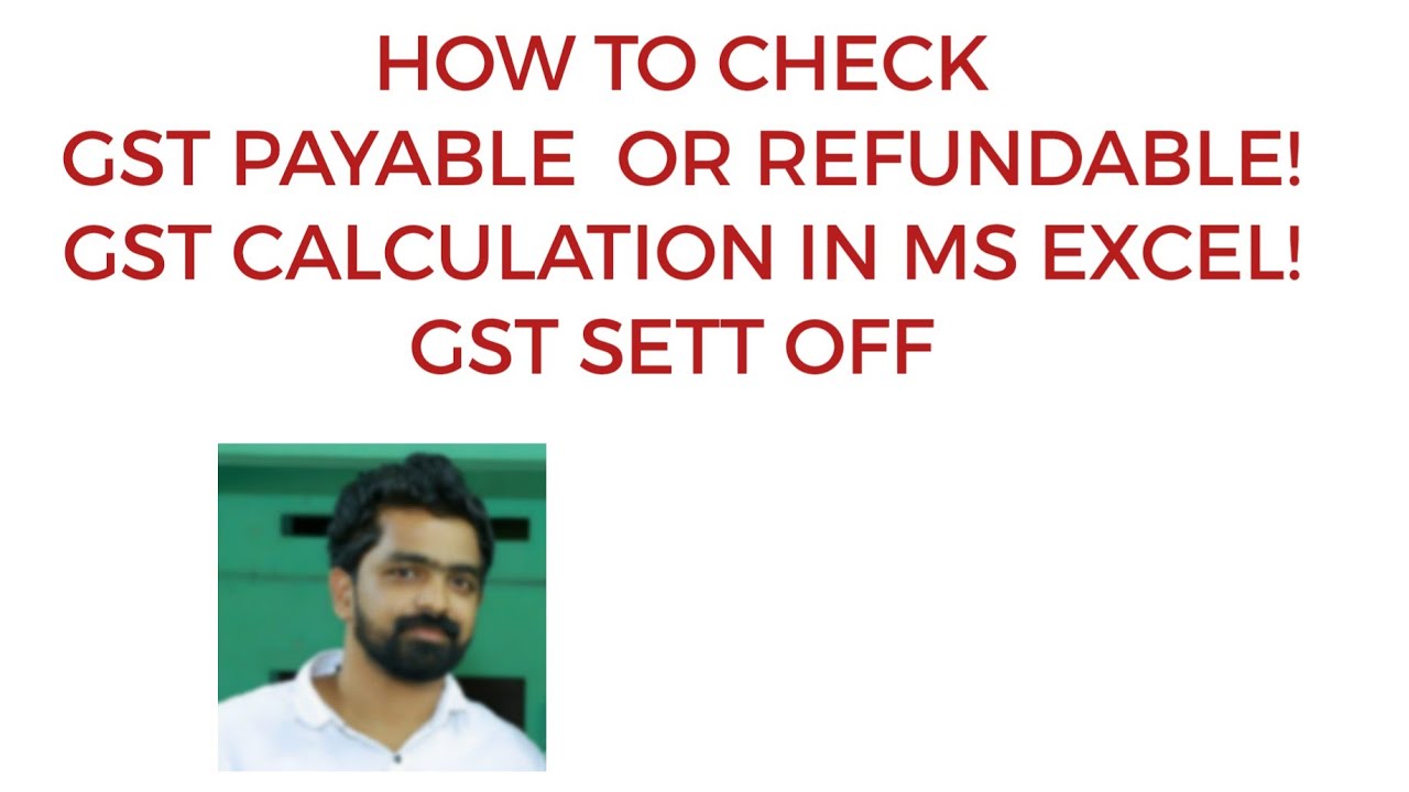 HOW TO KNOW GST PAYABLE OR NOTGST CALCULATION MALAYALAMSETT OFF IN