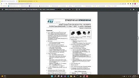Datasheet Vs Reference Manual