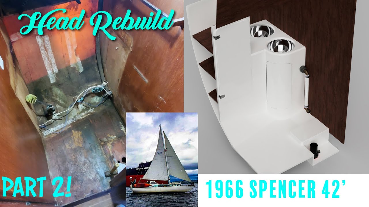 Gutting the head part 2 – 1966 Spencer 42′ Sailboat Restoration Project