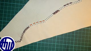 картинка: Как собрать полотно из кусочков. Декоративные швы. Мастер класс.