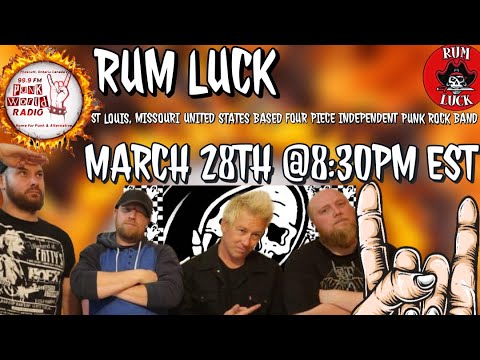Rum Luck (St Louis, Missouri Based Band) Interview On 99.9 Punk World Radio FM