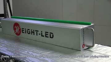 Height-Led 6-color UVLED unit type flexo printing light source