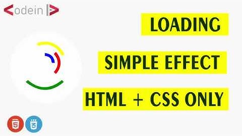Simple Loading Effect HTML+CSS Only #tricks.eps.3