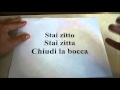 How To Say Shut Up In Italian-Language Lesson