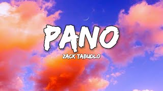 Zack Tabudlo - Pano (Lyrics)