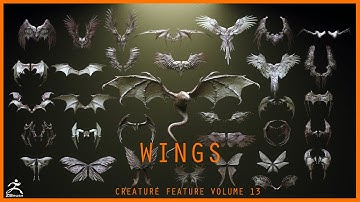 WINGS - 33 Creature & Character 3D Models