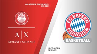 AX Armani Exchange Milan - FC Bayern Munich Highlights | Turkish Airlines EuroLeague, PO Game 1