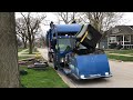 Elmhurst Bulky Waste Clean Up 2020: Republic Services Mack LR Heil Garbage Truck