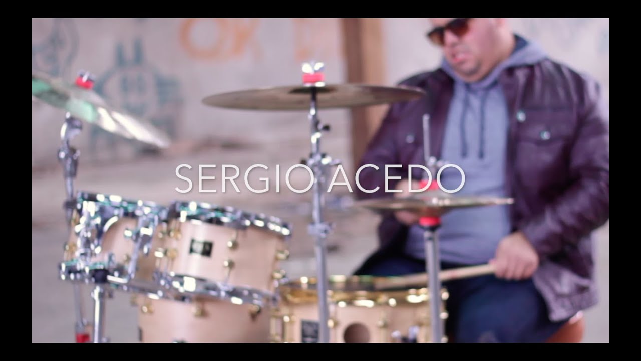 Artist Sergio Acedo - Spaun Drums,Trexist Cymbals USA,Promark Drumsticks,Aquarian Drumheads.