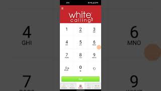 White calling card from your phone best app for international calling, best rates screenshot 1