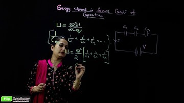 Electrostatic Potential & Capacitance 16: Energy Stored in a Capacitor