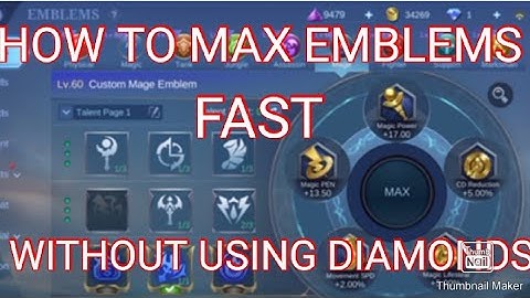 TIPS|HOW DO I MAX EMBLEMS FAST WITHOUT USING DIAMONDS