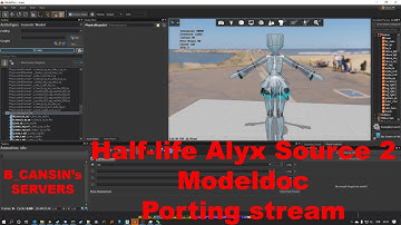 Source 2 Half-lfie alyx modeldoc Hatsune Miku Meiko style module porting stream