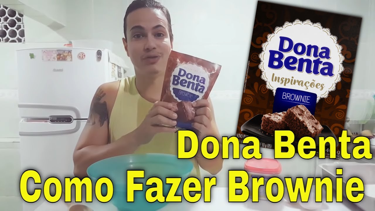 COMO FAZER BROWNIE DONA BENTA! PASSO A PASSO