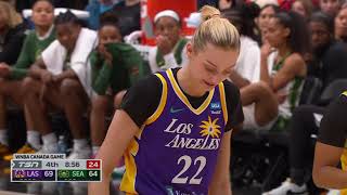 CAMERON BRINK PRE-SEASON DEBUT HIGHLIGHTS | WNBA 2024