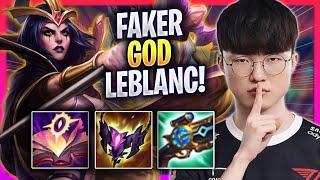 FAKER IS A GOD WITH LEBLANC! - T1 Faker Plays Leblanc MID vs Karma! | Season 2024
