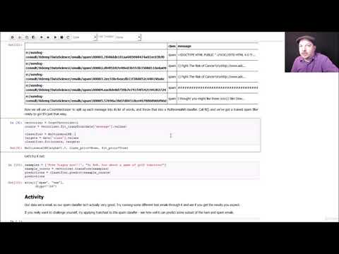 31  Activity Implementing a Spam Classifier with  Naive Bayes