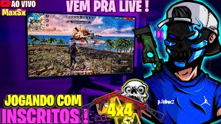 ?O melhor do blueStacks? PC FRACO RYZEN 5 4600G FREEFIRE ?4V4 SALA TIRANDO DUVIDAS BLUESTACKS ?