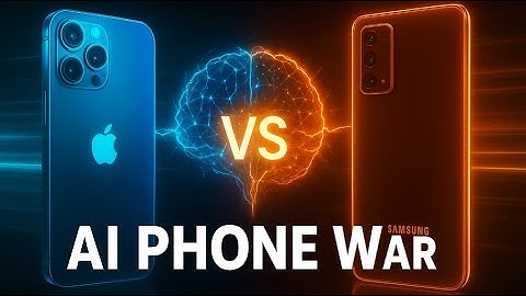 The Future of Smartphones with AI (iPhone vs Samsung)