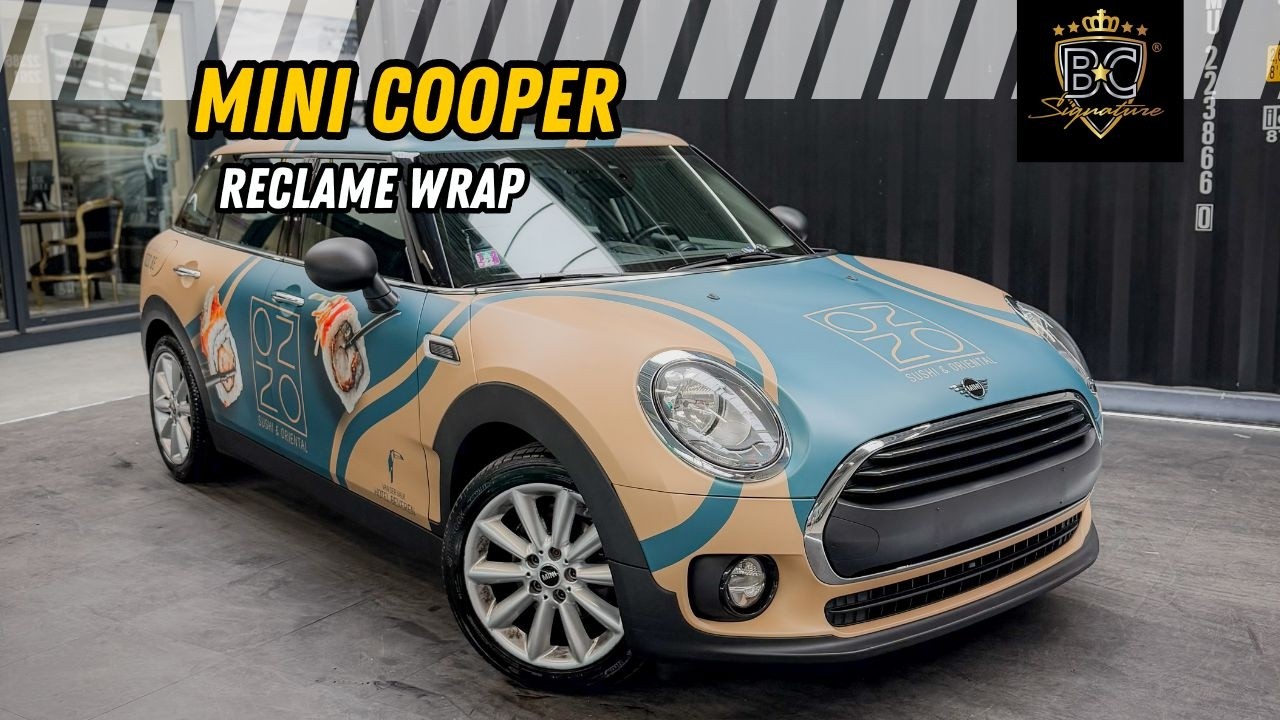 Mini Clubman krijgt stijlvolle OZZO wrap: reclame die gezien mag worden