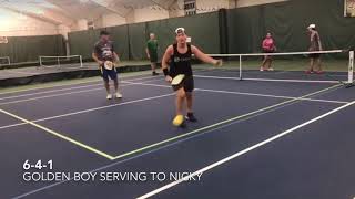 4.5 Mixed Doubles Bronze Medal Match. Game 1 in Ashland, Kentucky