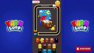 Yarn Loop Knit Puzzle - level 313 - Gameplay walkthrough