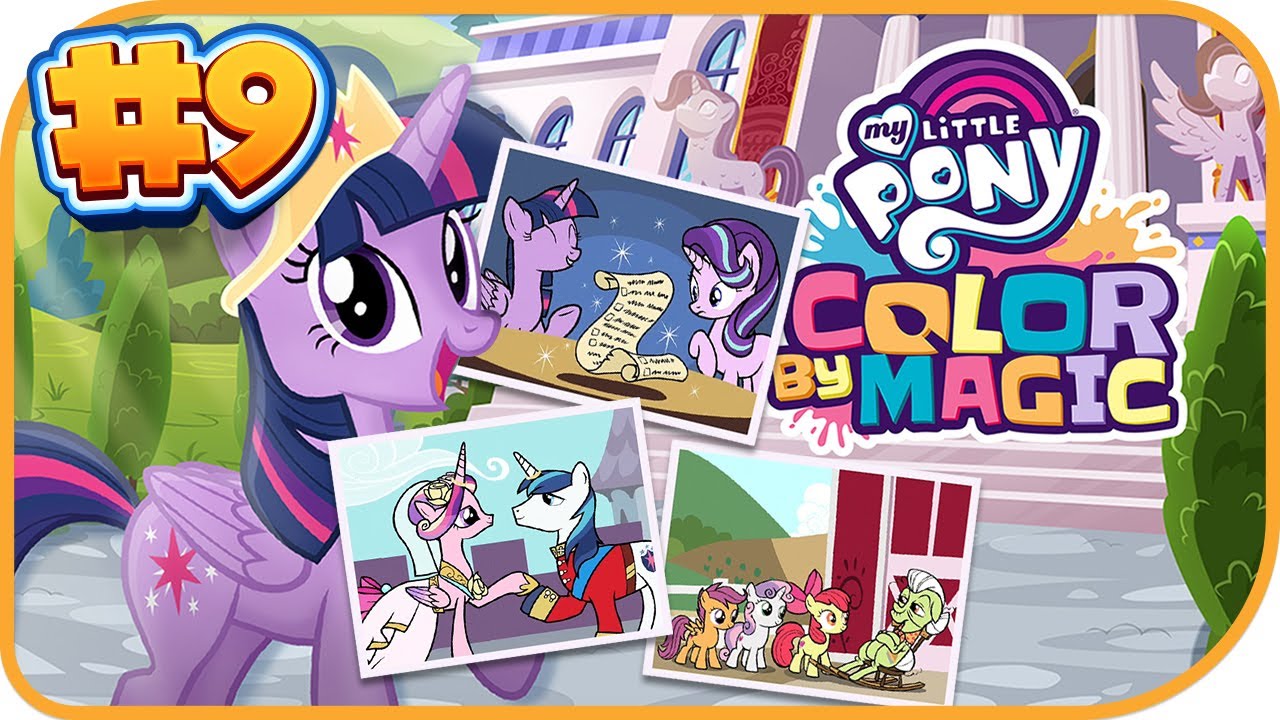 My Little Pony Color By Magic Decoration Museum Part 9(Budge Studios