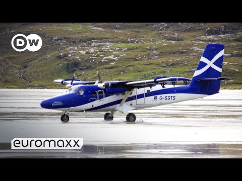When The Beach Becomes An Airport - Barra Airport In Scotland | Europe To The Maxx