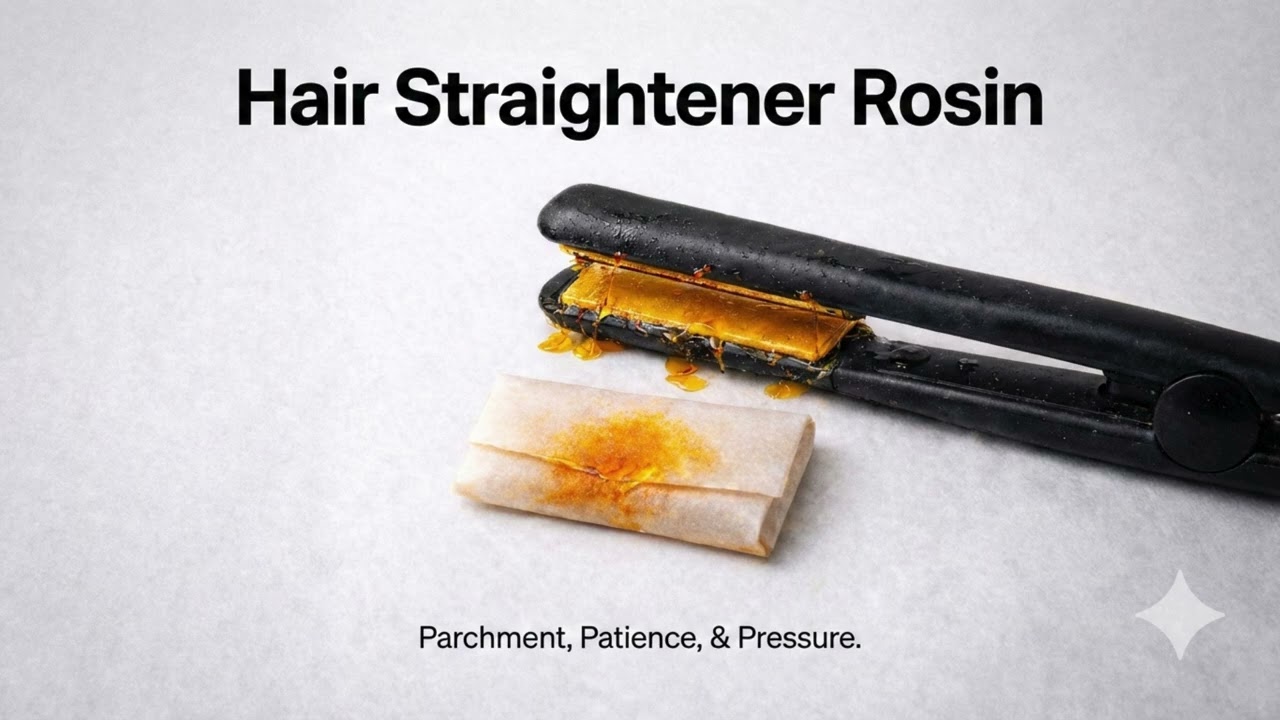 HAIR STRAIGHTENER ROSIN: THE SQUEEZE THAT SPARKED A MOVEMENT 💇🔥
