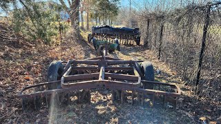 Family Relics Saved From Scrap  John Deere RW 'Cut Harrow', 44H Plow, VanBrunt Drill, #70 Planters