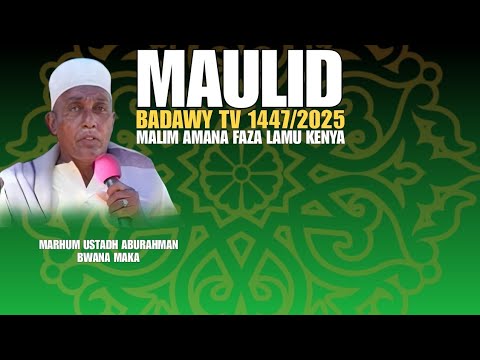 LIVE MAULID MAKUBWA YA FAZA 2 RABIUL THANY1447 25 SEP 2025 FAZA LAMU