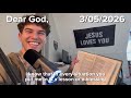 Dear God 3 5 2026