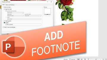 How to Add Footnote in PowerPoint