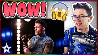 Golden boy Calum Scott hits the right note Britain's Got Talent Reaction