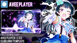 ◤Avee Player◢ - CLuBLioNX Template [Free Download]