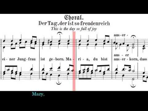 BWV 599 - 644: Das Orgelbüchlein (Scrolling)