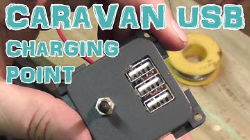 Caravan USB charging point -Retrofit install-