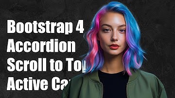 Bootstrap 4 Accordion: Scroll to Top of Active Card on Click Tutorial