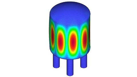 Eigenfrequenzberechnung eines Tanks mittels Finite Elemente Methode