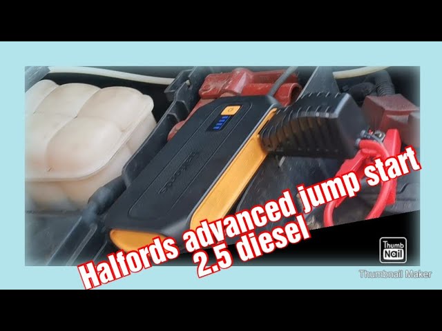 Halfords Advanced Lithium Jump Starter - Up to 3L