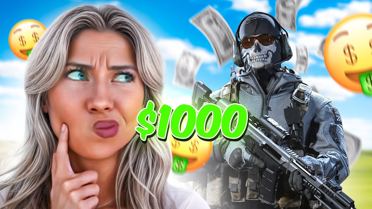 Giving a Random 3 Tries To WIN $1000 In Warzone Pubs