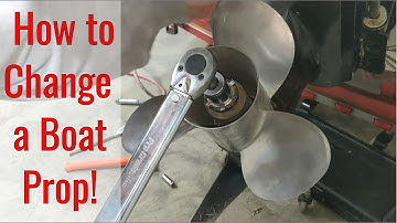 How to Change a Boat Prop In 10 Minutes