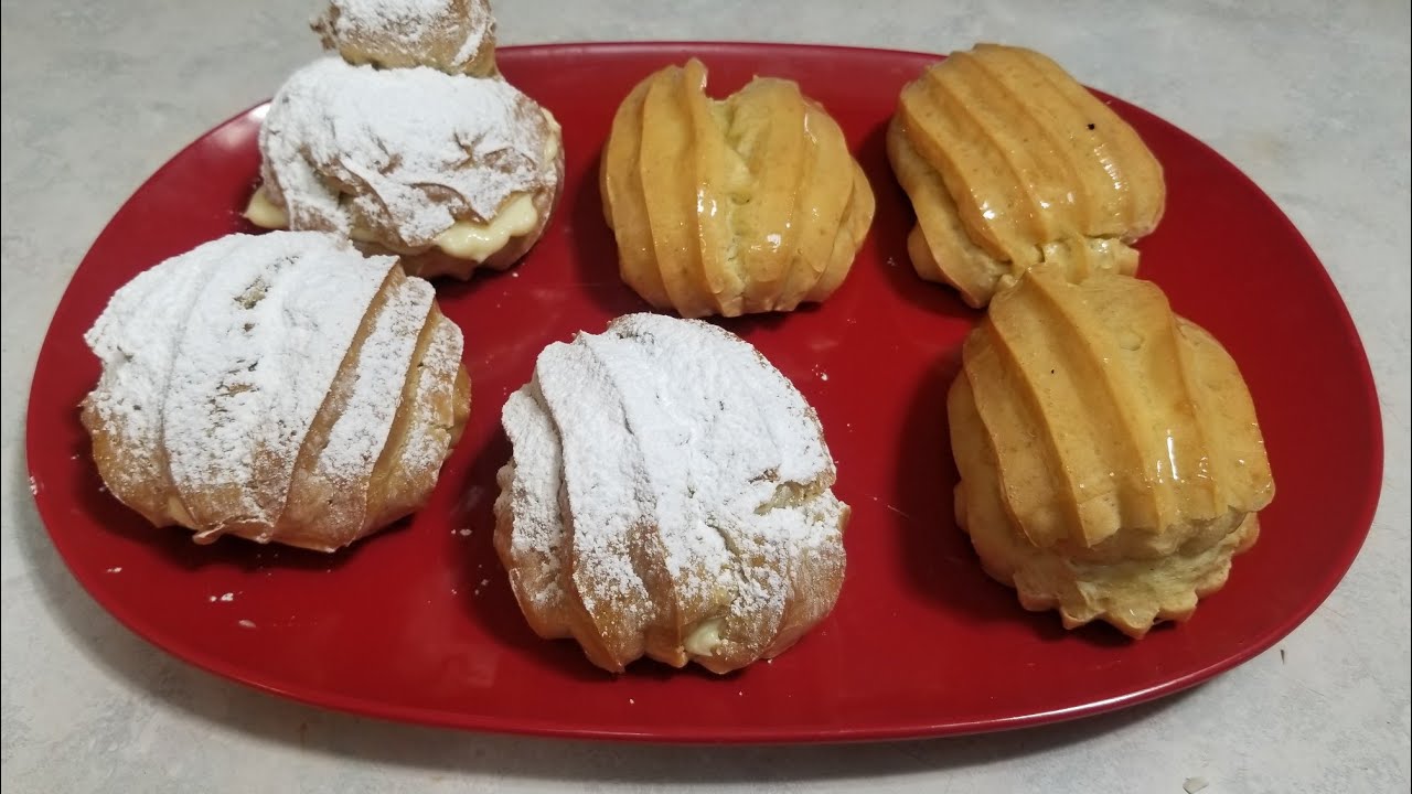 Como hacer  chux o relampagos rellenos de crema pastelera