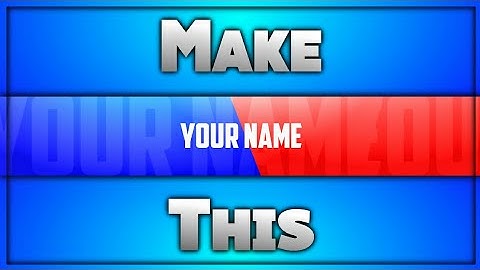 How To Make A Clean YouTube Banner On Android (PS Touch)