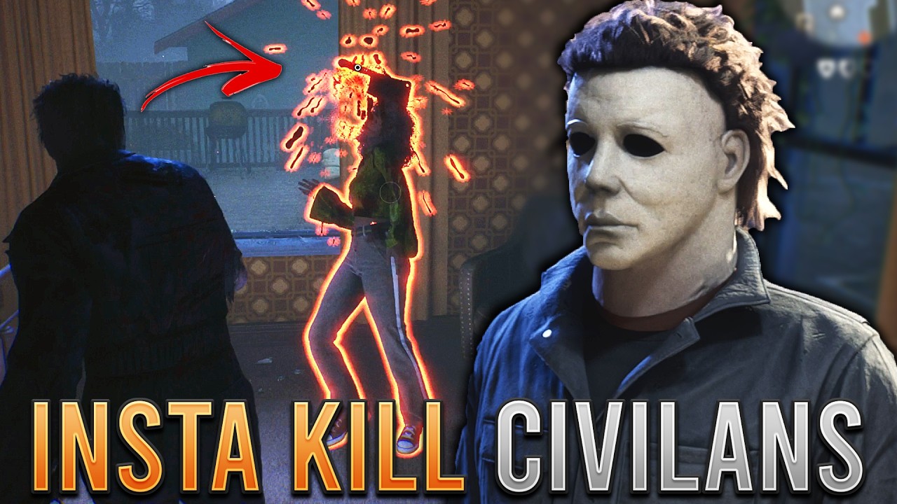 ONE SHOT Civilians With This Weapon In Halloween The Game