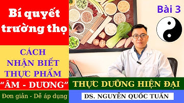 Cách lựa chọn thực phẩm âm dương trong thực dưỡng hiện đại rất đơn giản | Dược sỹ Nguyễn Quốc Tuấn